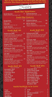 Thai Thai Bistro menu