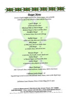 Lynch's menu