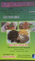 El Ranchero Mex Grill food