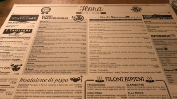 Flora Pizza E Cucina menu