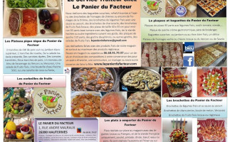 Le Panier Du Facteur Snack Petite Restauration Produits Locaux Et Artisanaux food