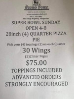 The Stone Pony Delicatessen Catering Co. menu