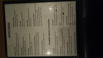 Schult Country Inn menu