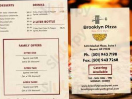 Brooklyn Pizza menu