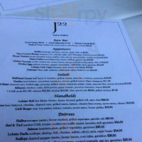 J22 Tap And Table menu