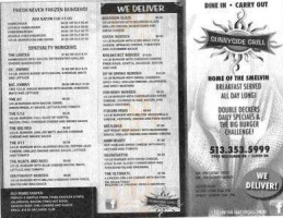 Sunnyside Grill menu