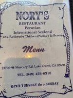 Nory's food