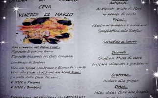 Osteria La Collina menu