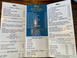 Crazy Fish Grill menu