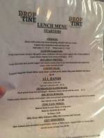 Drop Tine Winery And Tap House menu