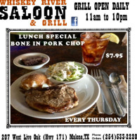 Whisky River Saloon Grill inside