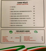 A M Pizza menu