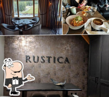 Rustica Steakhouse food