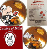 Cuisine Of India menu