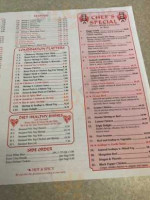 China King menu