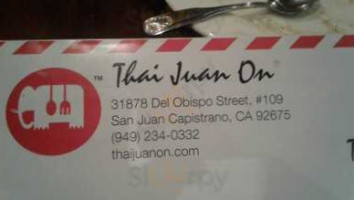 Thai Juan On food