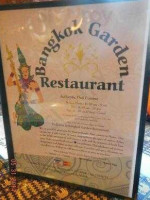 Bangkok Garden menu