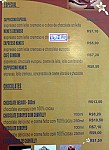 Nana's Café menu