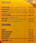 Nana's Café menu