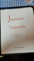 Juanita's Taqueria menu