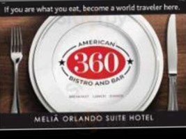 360 American Bistro & Bar food