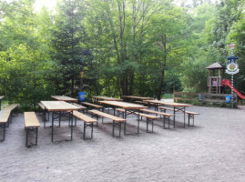 Waldmeister Biergarten-café inside