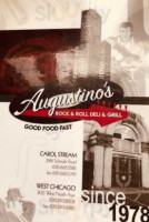 Augustino's Rock Roll Deli Grill menu
