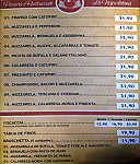 La Napoletana menu