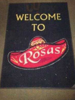 Rosa's Mexican menu