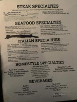 Aiello's Cafe Incorporated menu
