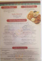 Schooner Inn Cafe menu