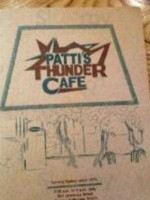 Patti's Thunder Cafe menu