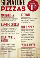 Score Pizza menu
