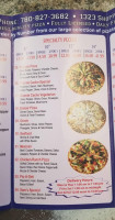 Grande Cache Pizza menu