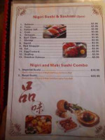 Ichiban Sushi menu