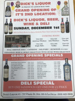 Dick's Liquor And Deli #2 food