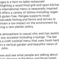 Pangea Terra Table food