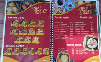 Rest Area Pasir Jambu menu