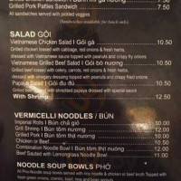 Basilic Vietnamese Grill food