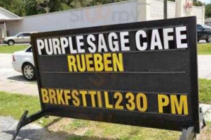 Purple Sage Cafe outside