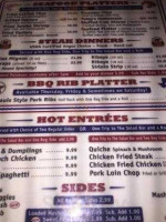 Texas Traditions Grill menu