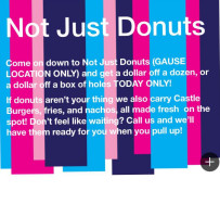 Not Just Donuts food
