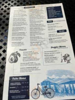 Blue Bike Cafe menu