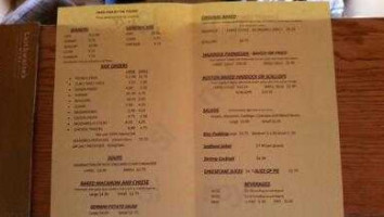 Atlantic Seafood menu