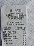 La Piazzetta menu