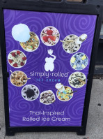 Simply Rolled Ice Cream food