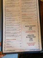 Tomino Taberna Gallega menu