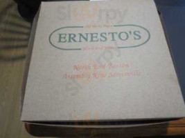Ernesto's Pizza menu
