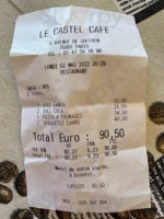 Castel Cafe menu