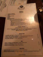Giacomo's Southend menu